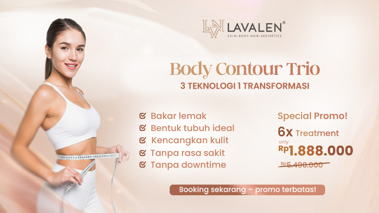 promo body contour trio 3 in 1 lavalen
